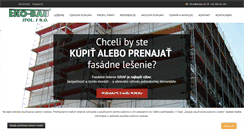 Desktop Screenshot of ekobau.sk